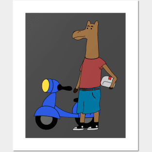 Drama Llama Moped Posters and Art